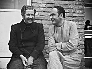 Forst: Paul Hoerbiger and Willi Forst at a shooting