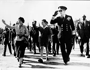 Hellenes: Paul, King of the Hellenes, Queen Frederica and son