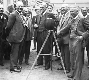 Corporate: Paul Lehmann, Prof. Luther, Prof. John Eggert, 1931