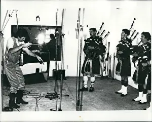 Flavour: Paul McCartney with bagpipers in recording studio