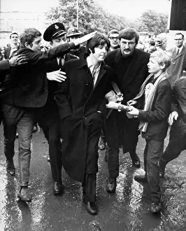 Mccartney: Paul McCartney with fans at Wembley Cup Final