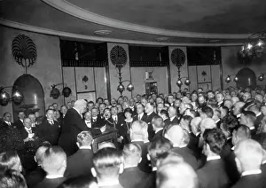 Hanover: Paul von Hindenburg at his only election speech, 1925