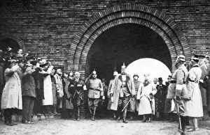 Hohenstein: Paul von Hindenburg at the inauguration of