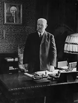 Workroom: Paul von Hindenburg in his workroom