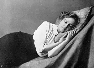 Snooze: Pauline Chase asleep