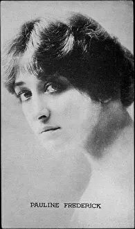 Snare: Pauline Frederick - actress