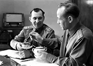 Belyayev: Pavel Belyayev and Alexei Leonov, 1965