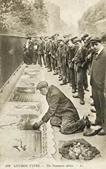 Chalks: A Pavement artist - London