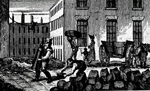 1823: Paving London streets with Scottish granite setts