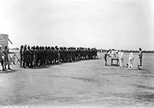 Appeal: Pay call for Askaris in German East Africa, around 1900
