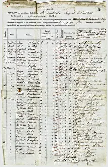 Eustache: Pay list 1838