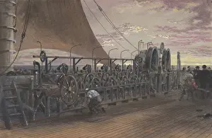 Telegraphic: The Paying-out Machinery in the Stern of the Great