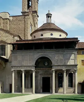 Pazzi: Pazzi Chapel, designed by Filippo