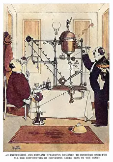 Contraptions: Pea Apparatus by William Heath Robinson