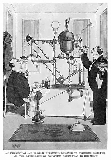 Contraptions: Pea Apparatus by William Heath Robinson