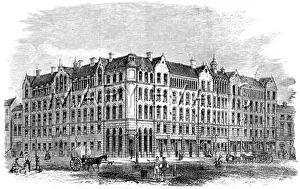 Peabody: Peabody dwellings for the poor, Spitalfields, London