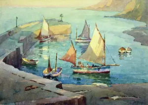Ayling: Peace and Calm ' boats in harbour