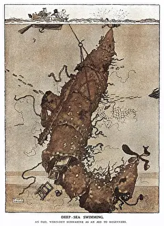 Beginners: When Peace Comes Along by Heath Robinson, WW1