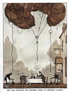 Corks: When Peace Comes Along by Heath Robinson, WW1
