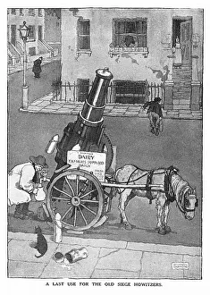 Milkman: When Peace Comes Along by Heath Robinson, WW1