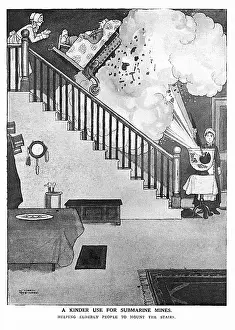 Reused: When Peace Comes Along by Heath Robinson, WW1