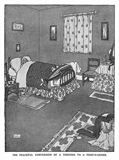 Ideas: When Peace Comes Along by Heath Robinson, WW1