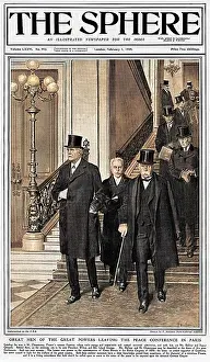 Peace Conference in Paris by Matania