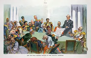 Proposes: How the peace congress receives its first practical suggesti
