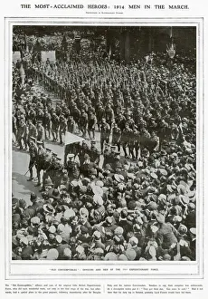 Processions: Peace Day Celebrations - Expeditionary Force Marching