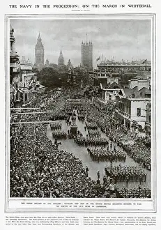 Processions: Peace Day Celebrations - Navy in Procession in Whitehall