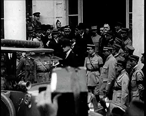 British Pathé Ltd: Peace Delegates Leaving the Palace Of Versailles