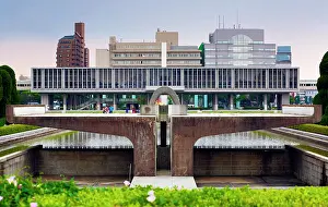 Paul Brown: Peace flame in the Hiroshima Peace Memorial Park, Hiroshima