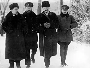 Trotsky: Peace negotiations in Brest-Litovsk, 1917