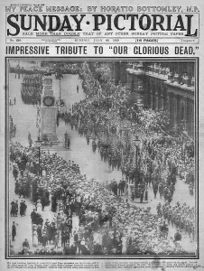Lutyens: Peace Procession, Cenotaph, London