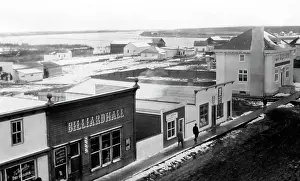 Billiard: Peace River Landing, Alberta, Canada, early 1900s
