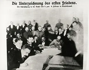 Brest Litovsk: Peace treaty of Brest-Litovsk