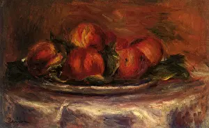Peachs: Peaches on a Plate, by Renoir