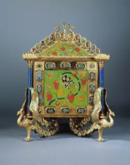 Ciborium: Peacock case