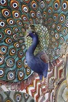 Rajput: Peacock Gate, City Palace, Jaipur, Rajasthan, India