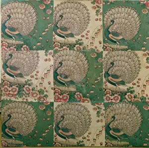 Patchwork: Peacock Patchwork Design ' Indian Chintz