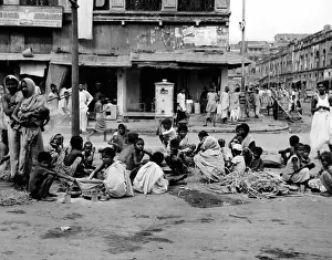 Helpless: At the peak of India's famine