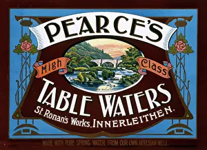 Pearce: Pearce's Table Waters, Innerleithen