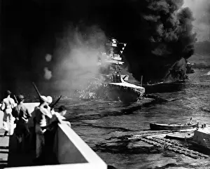 Lcgrn: Pearl Harbor: Battered by aerial bombs and ?
