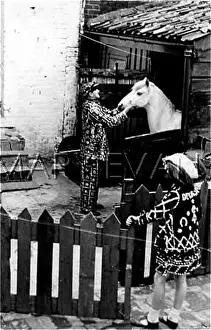 Costers: PEARLY KING FEEDS HORSE