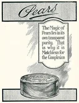 Matchless: Pears Soap Advertisement