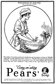 Munitionettes: Pears Soap Advertisement, WW1 - munitions worker