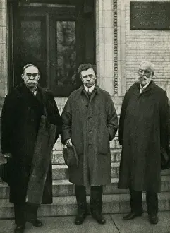 Triumvirate: Peary, Stefansson, Greely, Polar Explorers, 1919