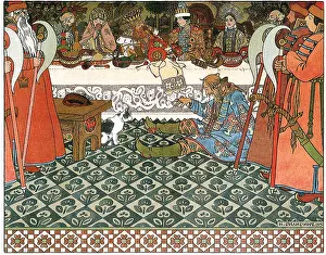 Bilibin: Peasant at a Banquet