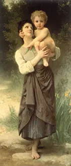 Affectionate: Peasant Mother and Child, by Bouguereau