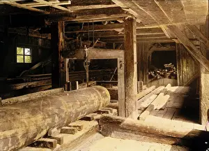Saws: Peasant sawmill at the Schwarza